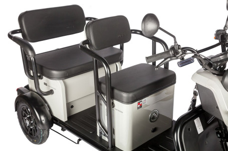 Трицикл электрический Wanshida UM+ (60V, 1000W, черный)