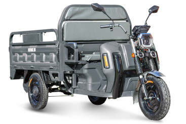Трицикл электрический Rutrike Маяк 1600 60V/1000W (серый)