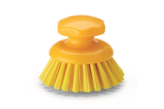 Щетка IGEAX круглая ручная (Д 210мм, жесткая, желтый)