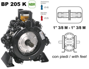 Мембранный насос Comet BP205 (20 бар, 193 л/мин, ВОМ 1&quot;3/8)