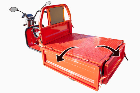 Трицикл электрический Rutrike Амулет 1100 (серый)