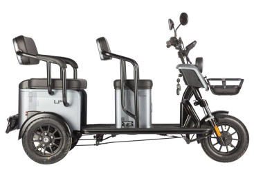 Трицикл электрический Wanshida UM+ (60V, 1000W, серый)