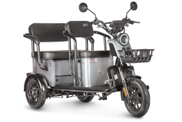 Трицикл электрический Wanshida UM+ (60V, 1000W, серый)