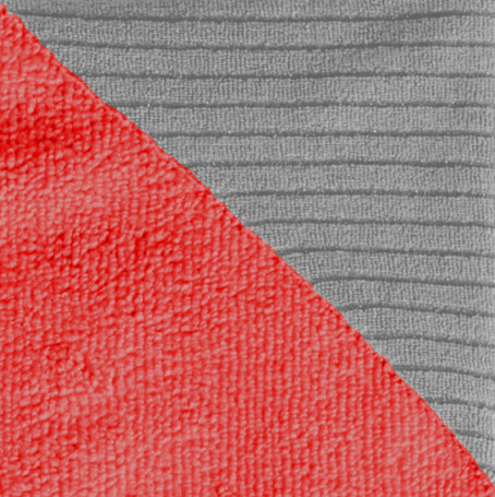 Салфетки TTS Dual-T (с абразивным уголком, красная, 5 шт)