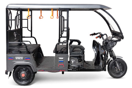 Трицикл электрический Rutrike Рикша 60V 2000W (темно-зеленый) (026654-3293)