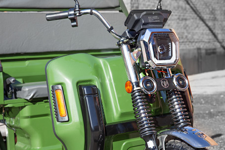 Трицикл электрический Rutrike Маяк 1600 60V/1000W (зеленый)