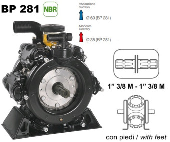 Мембранный насос Comet BP281 (20 бар, 248 л/мин, ВОМ 1&quot;3/8)