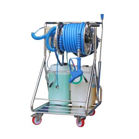 Пенная станция VEMA FOAM SYSTEM 1 AIR (50-100бар, сж.возд, 1 хим.ср, тележка)