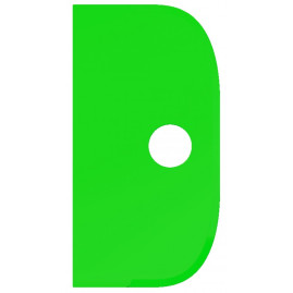 Скребок ручной Haug Bursten (230мм, без ручки, зеленый)