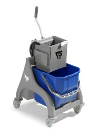 Тележка TTS Nick (28л, отжим Dry, серый)