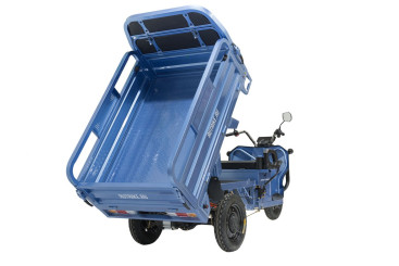 Трицикл электрический Rutrike Вектор 1500 (60V, 1200W, т-синий)
