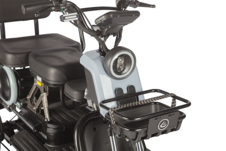 Трицикл электрический Wanshida UN MOTO (60V, 650W, черный)