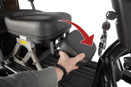 Трицикл электрический Wanshida UN MOTO (60V, 650W, черный)