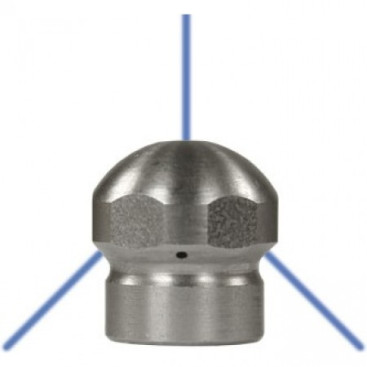 Форсунка каналопромывочная R+M (1/8F, 1х3 отверстие, 100мм)