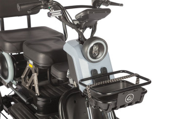 Трицикл электрический Wanshida UN MOTO (60V, 650W, черно-синий)