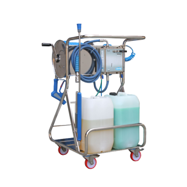 Пенная станция VEMA FOAM & WASH M.P. (10-100бар, сж.возд, 1 хим.ср, тележка)