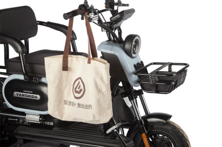 Трицикл электрический Wanshida UN MOTO (60V, 650W, черно-красный)