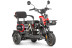 Трицикл электрический Wanshida UN MOTO (60V, 650W, черно-красный)