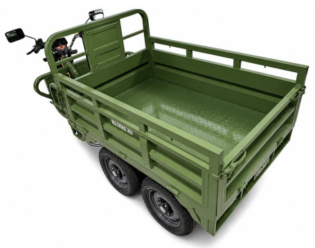 Трицикл электрический Rutrike Каскад 1600 60V 1500х2W (серый) (026655-3296)