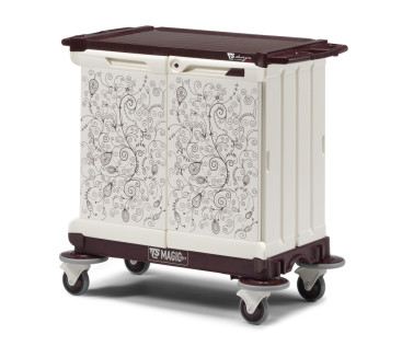 Тележка TTS MagicArt 20 Safety (2 двери, рисунок ANTHEA, база бордо)
