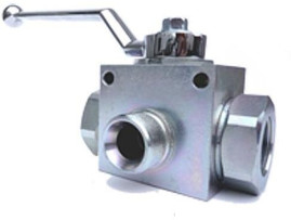 Кран гидравлический V3RH (1 1/4"г-г-г, 500бар)