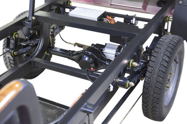 Трицикл электрический Rutrike D4 КАБИНА 1800 (красный)