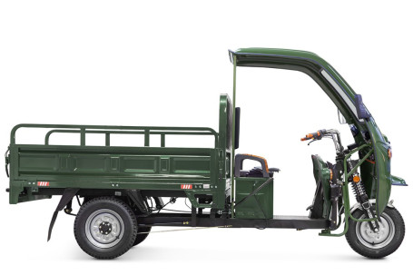 Трицикл электрический Rutrike D4 КАБИНА 1800 (красный)