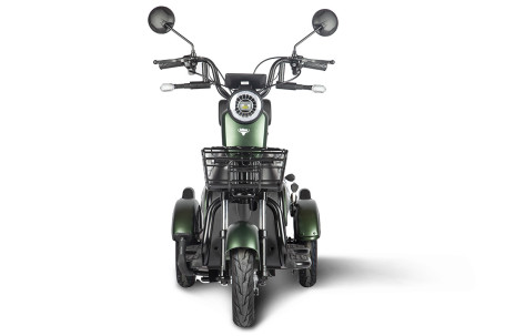 Трицикл электрический Rutrike Шкипер (зеленый)