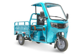 Трицикл электрический Rutrike Глобус NEXT 1500 (60V, 1200W, серый)