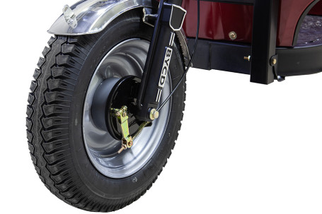 Трицикл электрический Rutrike D4 КАБИНА 1800 (зеленый)