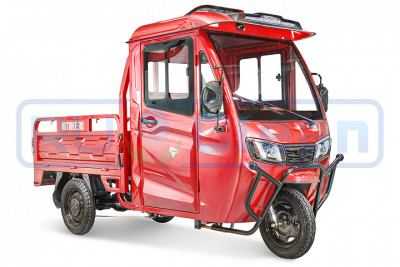 Трицикл электрический Rutrike КАРГО Кабина 1500 60V1000W (красный)