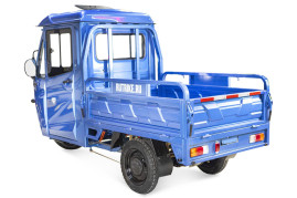 Трицикл электрический Rutrike КАРГО Кабина 1500 60V1000W (серый)