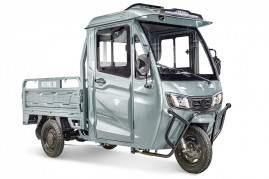 Трицикл электрический Rutrike КАРГО Кабина 1500 60V1000W (серый)