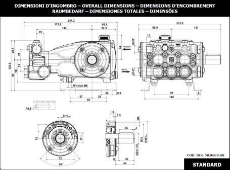 Насос высокого давления IPG E2B2014 (1450 об/мин)