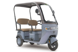 Трицикл электрический Rutrike Неон (фиолетовый)