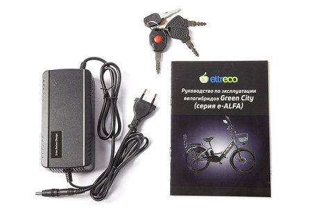 Электровелосипед GREEN CITY e-ALFA Fat (темно-серый)