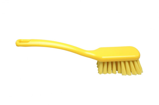 Щётка ручная маленькая FBK (270х47мм, ворс ср. жесткости, желтый)