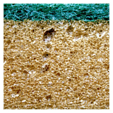 Губка TTS INTENSIVE-T. (14х9.5х3.5см, абразив, 1шт)