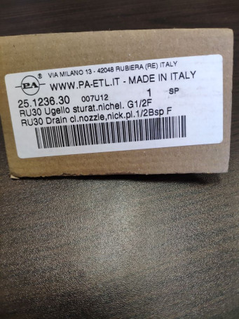 Форсунка каналопромывочная PA RU (30, 1/2&quot;г, бой 5Rх1F)