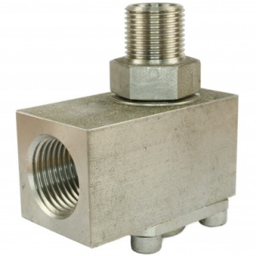 Угловое соединение (80 мм, 3/4"ш-3/4"г, 200 бар, вращ) R+M