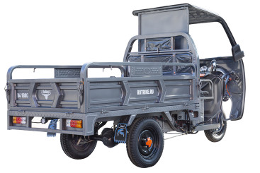 Трицикл электрический Rutrike D4 КАБИНА 1800 60V1500W (серый)