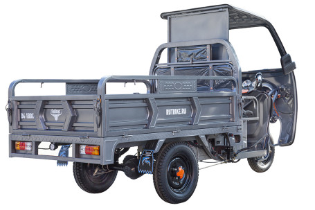 Трицикл электрический Rutrike D4 КАБИНА 1800 60V1500W (серый)