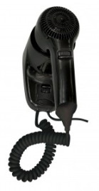 Фен настенный Nofer 02055.N (1200Вт, черный)