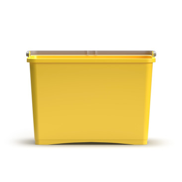 Ведро TTS (8л, ручка, без крышки, желтый)
