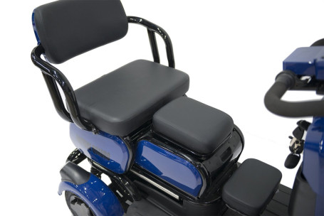 Трицикл электрический Rutrike Квадро (синий) (026356-3266)