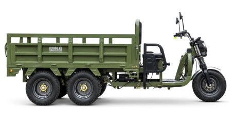 Трицикл электрический Rutrike Профи 2200 60V 1800х2W (серый) (026657-3299)