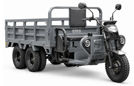 Трицикл электрический Rutrike Профи 2200 60V 1800х2W (серый) (026657-3299)