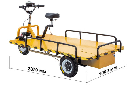 Тележка электрическая RuTrike ТАКСА Вайд (платформа)