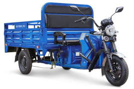 Трицикл электрический Rutrike D4 NEXT 1800 (синий)