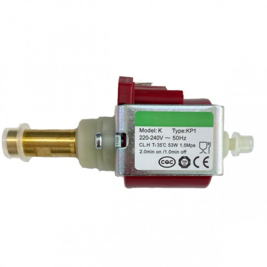 Помпа вибрационная TOR (ULKA, 53Вт, 220В, 15бар, 0.75л/мин, латунь)